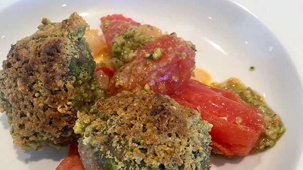 Lamb & Pistachio Meatball Gratin