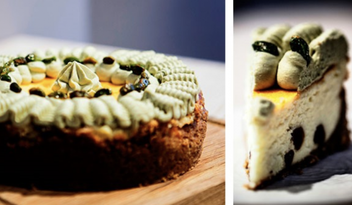 Cheesecake with Pistachios