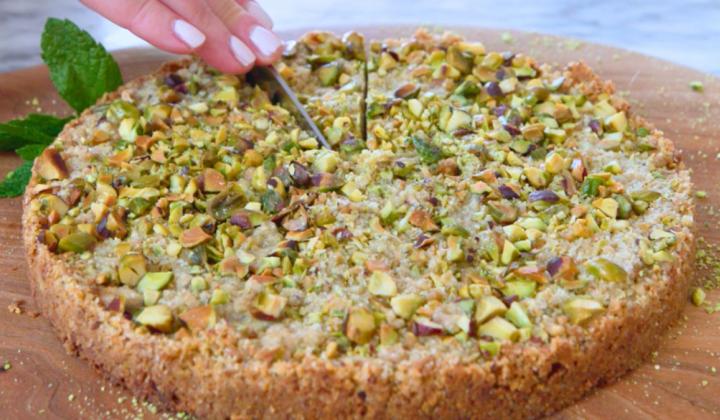 Giant Pistachio Crumb Cookie