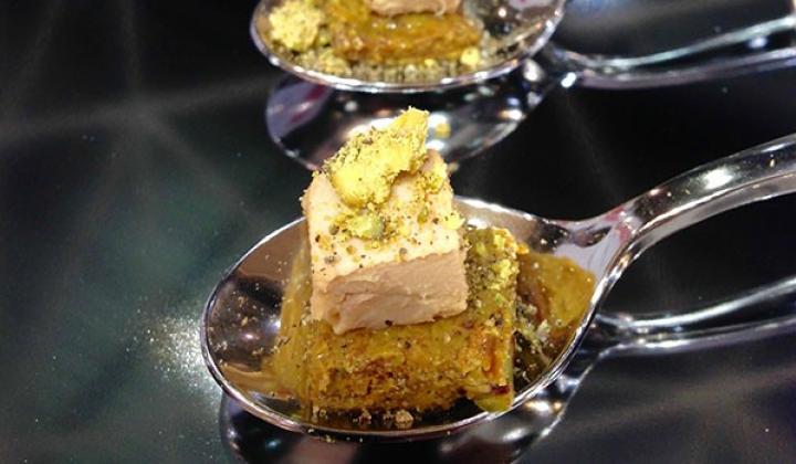 Pistachio Bar for Foie Torchon 