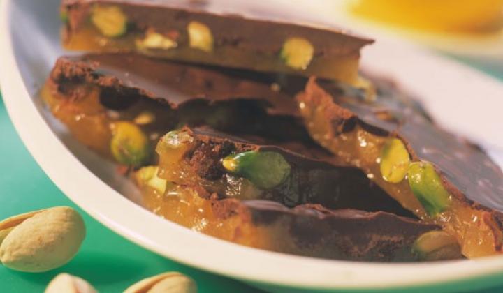Pistachio Chocolate Brittle